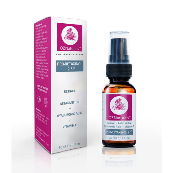 OZNaturals Retinol Serum - The Most Effective Anti Wrinkle, Anti Aging Serum Contains Professional Strength Retinol + Astaxanthin + Vitamin E. Get The Dramatic Youthful Results You've Been Looking For!