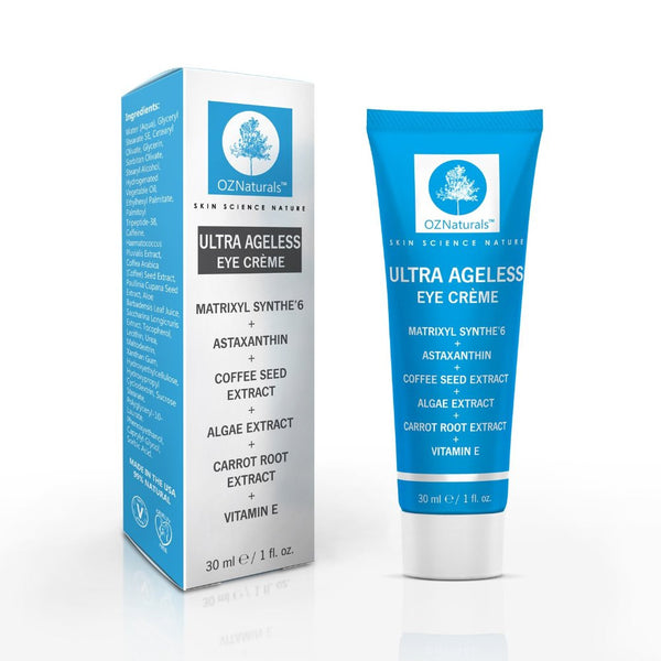 OZNaturals Eye Wrinkle Cream For Dark Circles & The ONLY Eye Moisturizing Cream That Contains Astaxanthin, Matrixyl Synthe'6, Caffeine, Coffee Extract & Carrot Root for Superior Anti Aging Results!