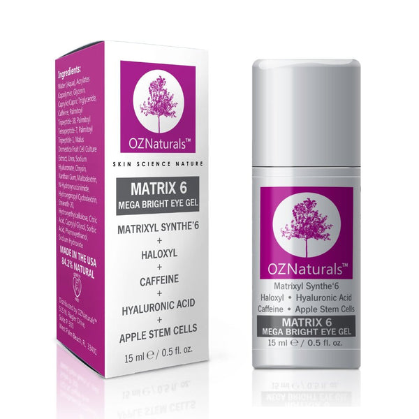 OZNaturals Eye Gel For Wrinkles, Dark Circles & Puffiness - The Most Effective Anti Aging Eye Cream With Hyaluronic Acid For Moisturizing & Brightening Your Tired Eyes.  Get Your Youthful Glow Back!