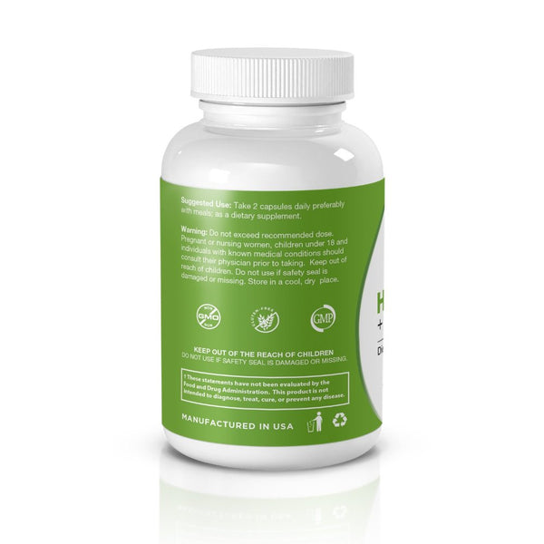 OZNaturals Hyaluronic Acid Joint Supplement + MSM (Methylsulfonylmethane) - Essential For Healthy Joints, Skin, Hair, Nails & Eyes - Considered The Most Effective Hyaluronic Supplements Available. 120 Veggie Caps, 900 MG